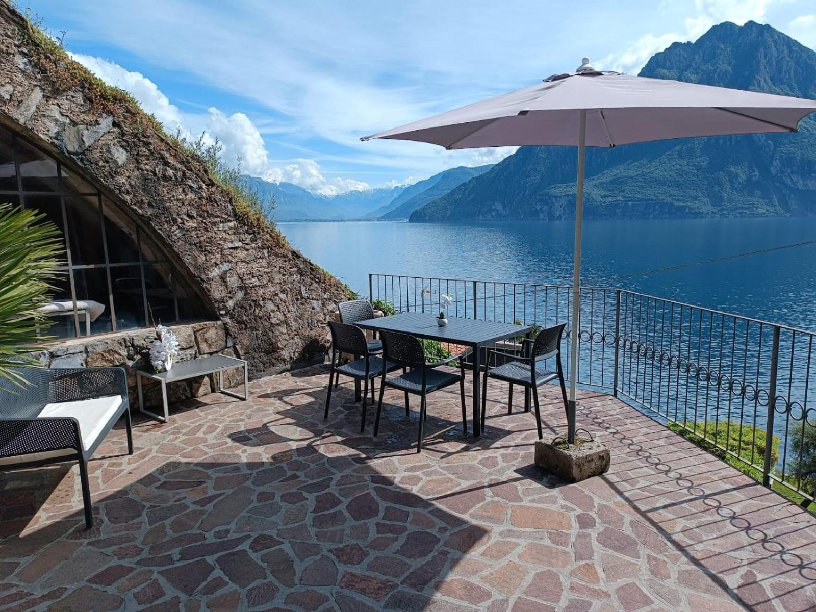 Studio Zu - Lakeside Apartment Riva di Solto Exterior photo